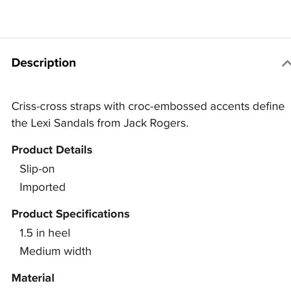 Jack Rogers Lexi criss cross sandals black 7 - Picture 2 of 10